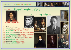 Wykład matematycy